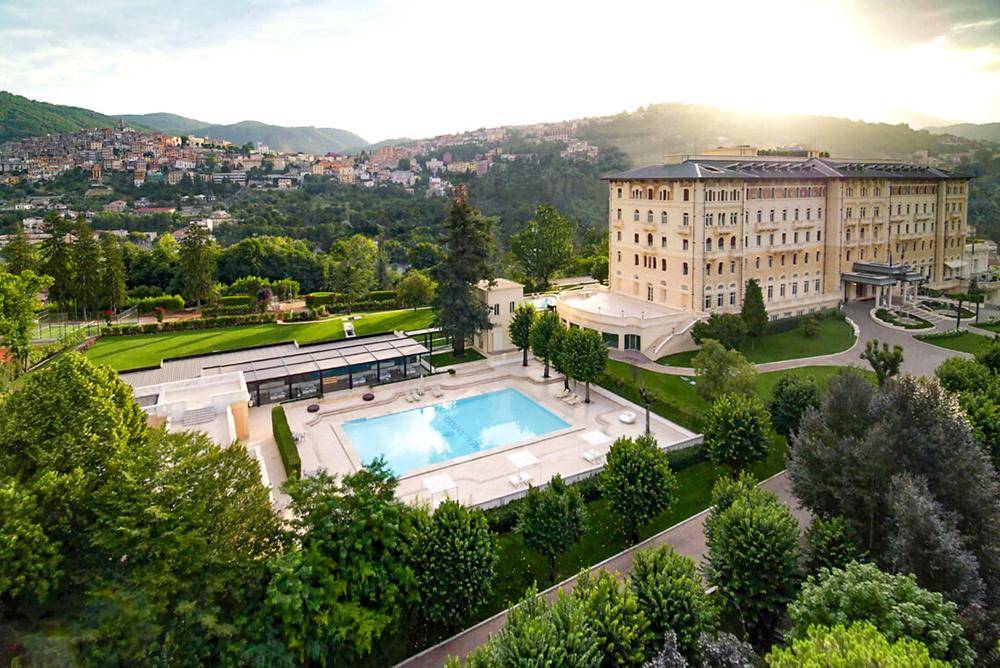 Palazzo Fiuggi, giardino d'albergo a Fiuggi (2022) — fotografia 1 di 5