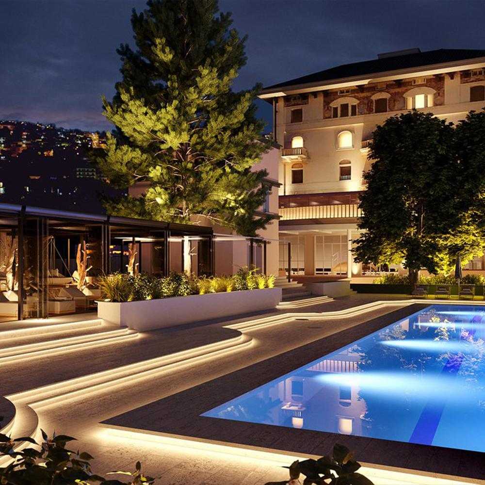 Palazzo Fiuggi, giardino d'albergo a Fiuggi (2022) — fotografia 4 di 5