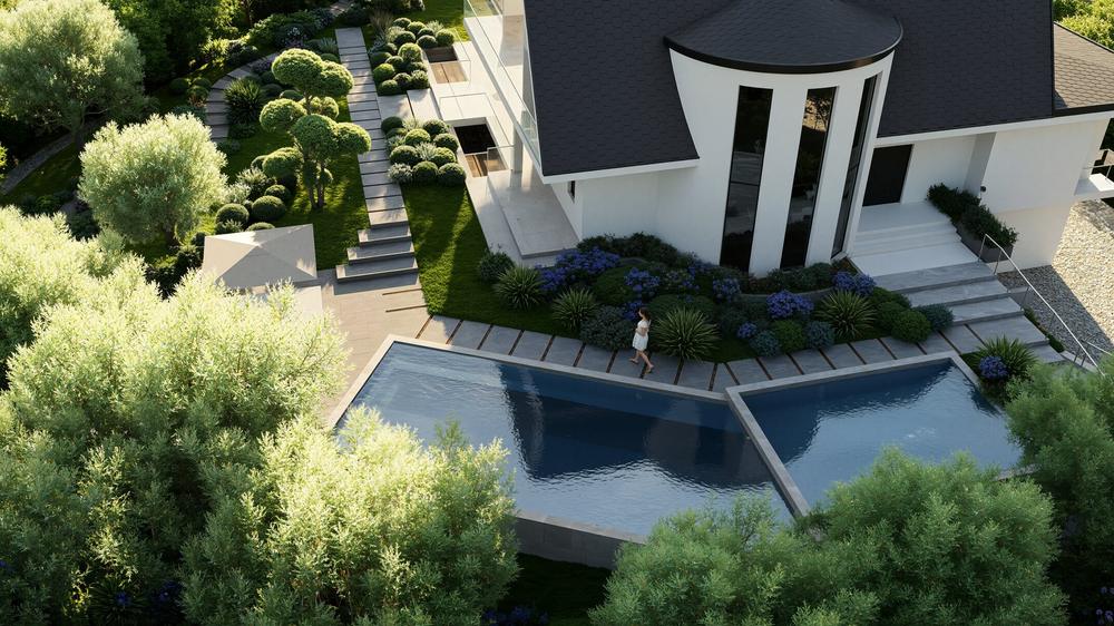Nuvole sull'acqua, render di progetto — vista 12 di 16