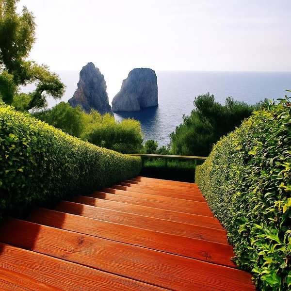 Vista sui Faraglioni, giardino privato a Capri (2022) — fotografia 6 di 6